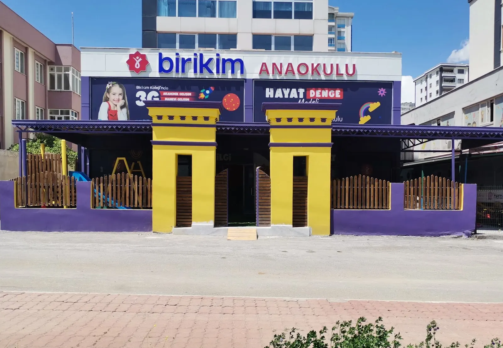 Birikim Biricik Hürriyet Anaokulu dış görünüm