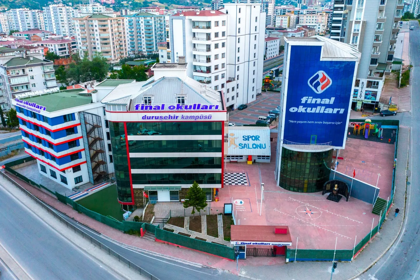 Final Okulları Samsun Duruşehir Kampüsü dış görünüm