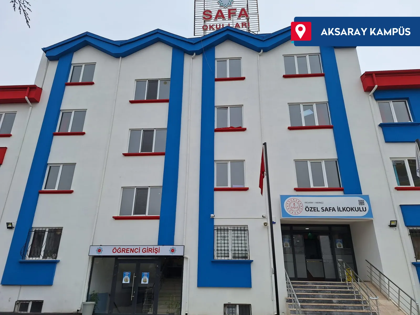 Safa Okulları Aksaray Kampüsü dış görünüm