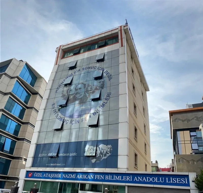 Fen Bilimleri Okulları Ataşehir Lise Kampüsü dış görünüm