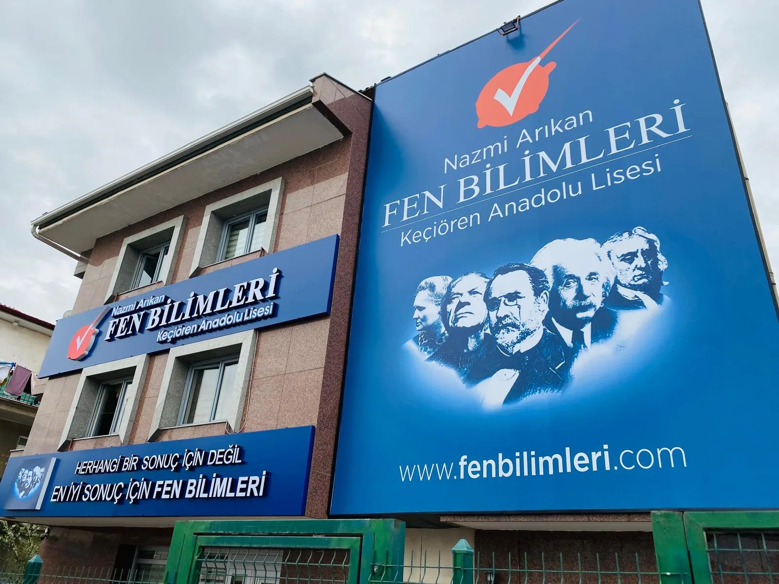 Fen Bilimleri Okulları Keçiören Kampüsü dış görünüm