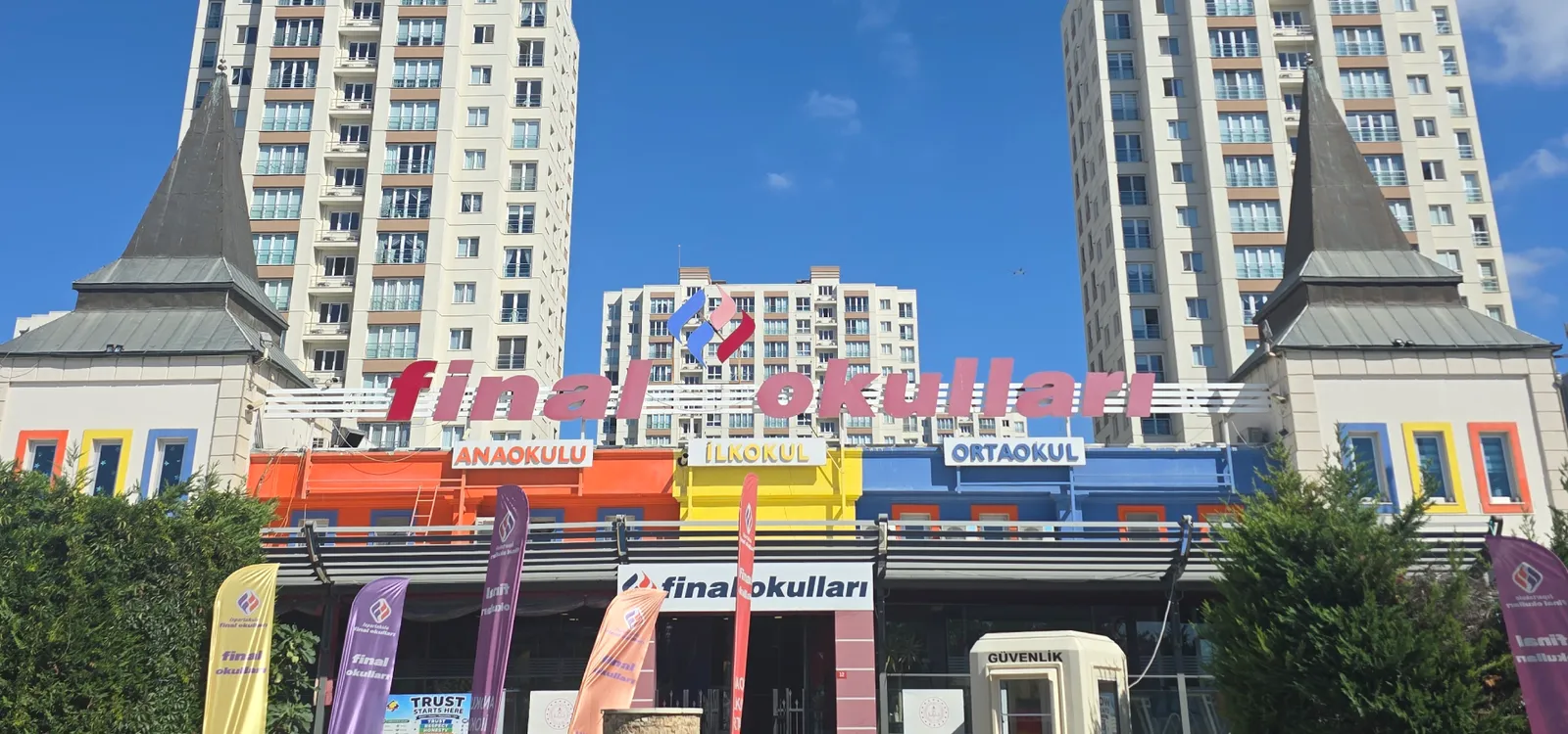Final Okulları İstanbul Ispartakule Kampüsü dış görünüm